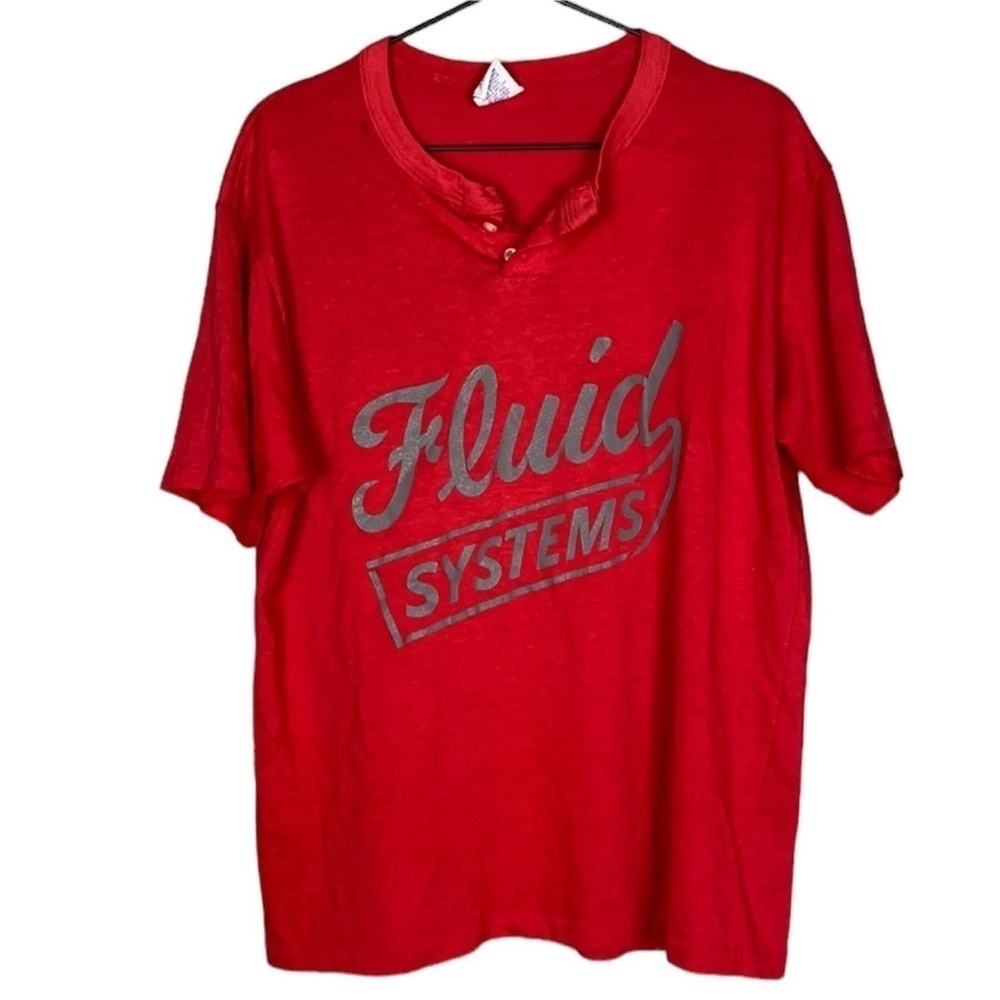 Vintage graphic henley